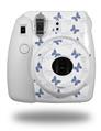 WraptorSkinz Skin Decal Wrap compatible with Fujifilm Mini 8 Camera Pastel Butterflies Blue on White (CAMERA NOT INCLUDED)
