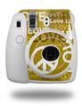 WraptorSkinz Skin Decal Wrap compatible with Fujifilm Mini 8 Camera Love and Peace Yellow (CAMERA NOT INCLUDED)