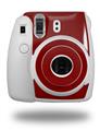 WraptorSkinz Skin Decal Wrap compatible with Fujifilm Mini 8 Camera Solids Collection Red Dark (CAMERA NOT INCLUDED)