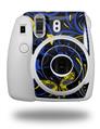 WraptorSkinz Skin Decal Wrap compatible with Fujifilm Mini 8 Camera Twisted Garden Blue and Yellow (CAMERA NOT INCLUDED)