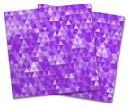 Vinyl Craft Cutter Designer 12x12 Sheets Triangle Mosaic Purple - 2 Pack