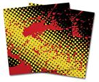 Vinyl Craft Cutter Designer 12x12 Sheets Halftone Splatter Yellow Red - 2 Pack