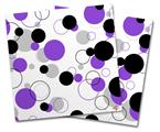Vinyl Craft Cutter Designer 12x12 Sheets Lots of Dots Purple on White - 2 Pack