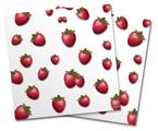 Vinyl Craft Cutter Designer 12x12 Sheets Strawberries on White - 2 Pack