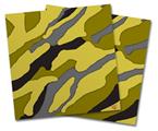 Vinyl Craft Cutter Designer 12x12 Sheets Camouflage Yellow - 2 Pack