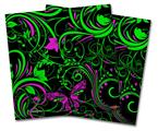 Vinyl Craft Cutter Designer 12x12 Sheets Twisted Garden Green and Hot Pink - 2 Pack