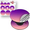 Decal Style Vinyl Skin Wrap 3 Pack for PopSockets Smooth Fades Pink Purple (POPSOCKET NOT INCLUDED)