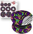 Decal Style Vinyl Skin Wrap 3 Pack for PopSockets Crazy Dots 01 (POPSOCKET NOT INCLUDED)