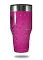 Skin Decal Wrap for Walmart Ozark Trail Tumblers 40oz Raining Fuschia Hot Pink (TUMBLER NOT INCLUDED)