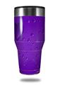 Skin Decal Wrap for Walmart Ozark Trail Tumblers 40oz Raining Purple (TUMBLER NOT INCLUDED)
