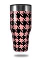 Skin Decal Wrap for Walmart Ozark Trail Tumblers 40oz Houndstooth Pink on Black (TUMBLER NOT INCLUDED)