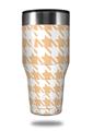 Skin Decal Wrap for Walmart Ozark Trail Tumblers 40oz Houndstooth Peach (TUMBLER NOT INCLUDED)