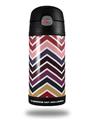 Skin Decal Wrap for Thermos Funtainer 12oz Bottle Zig Zag Colors 02 (BOTTLE NOT INCLUDED)