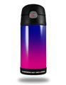Skin Decal Wrap for Thermos Funtainer 12oz Bottle Smooth Fades Hot Pink Blue (BOTTLE NOT INCLUDED)