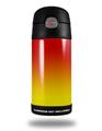 Skin Decal Wrap for Thermos Funtainer 12oz Bottle Smooth Fades Yellow Red (BOTTLE NOT INCLUDED)