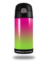 Skin Decal Wrap for Thermos Funtainer 12oz Bottle Smooth Fades Neon Green Hot Pink (BOTTLE NOT INCLUDED)