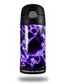 Skin Decal Wrap for Thermos Funtainer 12oz Bottle Electrify Purple (BOTTLE NOT INCLUDED)