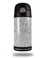 Skin Decal Wrap for Thermos Funtainer 12oz Bottle Marble Granite 10 Speckled Black White (BOTTLE NOT INCLUDED)
