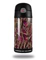 Skin Decal Wrap for Thermos Funtainer 12oz Bottle WraptorCamo Grassy Marsh Camo Neon Fuchsia Hot Pink (BOTTLE NOT INCLUDED)