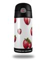 Skin Decal Wrap for Thermos Funtainer 12oz Bottle Strawberries on White (BOTTLE NOT INCLUDED)