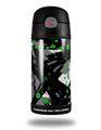 Skin Decal Wrap for Thermos Funtainer 12oz Bottle Abstract 02 Green (BOTTLE NOT INCLUDED)