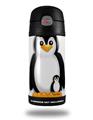 Skin Decal Wrap for Thermos Funtainer 12oz Bottle Penguins on White (BOTTLE NOT INCLUDED)
