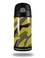 Skin Decal Wrap for Thermos Funtainer 12oz Bottle Camouflage Yellow (BOTTLE NOT INCLUDED)