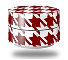 Skin Decal Wrap for Google WiFi Original Houndstooth Red Dark (GOOGLE WIFI NOT INCLUDED)