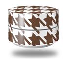 Skin Decal Wrap for Google WiFi Original Houndstooth Chocolate Brown (GOOGLE WIFI NOT INCLUDED)