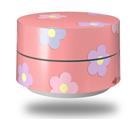 Skin Decal Wrap for Google WiFi Original Pastel Flowers on Pink (GOOGLE WIFI NOT INCLUDED)
