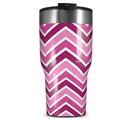 WraptorSkinz Skin Wrap compatible with 2017 and newer RTIC Tumblers 30oz Zig Zag Pinks (TUMBLER NOT INCLUDED)