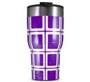 WraptorSkinz Skin Wrap compatible with 2017 and newer RTIC Tumblers 30oz Squared Purple (TUMBLER NOT INCLUDED)
