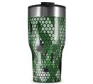 WraptorSkinz Skin Wrap compatible with 2017 and newer RTIC Tumblers 30oz HEX Mesh Camo 01 Green (TUMBLER NOT INCLUDED)