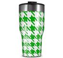 WraptorSkinz Skin Wrap compatible with 2017 and newer RTIC Tumblers 30oz Houndstooth Green (TUMBLER NOT INCLUDED)