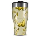 WraptorSkinz Skin Wrap compatible with 2017 and newer RTIC Tumblers 30oz Petals Yellow (TUMBLER NOT INCLUDED)