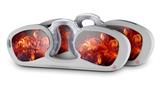 Decal Style Vinyl Skin Wrap 2 Pack for Nooz Glasses Rectangle Case Fire Flower  (NOOZ NOT INCLUDED)