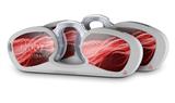 Decal Style Vinyl Skin Wrap 2 Pack for Nooz Glasses Rectangle Case Mystic Vortex Red  (NOOZ NOT INCLUDED)