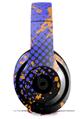 WraptorSkinz Skin Decal Wrap compatible with Beats Studio 2 and 3 Wired and Wireless Headphones Halftone Splatter Orange Blue Skin Only HEADPHONES NOT INCLUDED