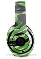 WraptorSkinz Skin Decal Wrap compatible with Beats Studio 2 and 3 Wired and Wireless Headphones Alecias Swirl 02 Green Skin Only HEADPHONES NOT INCLUDED