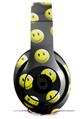 WraptorSkinz Skin Decal Wrap compatible with Beats Studio 2 and 3 Wired and Wireless Headphones Smileys on Black Skin Only HEADPHONES NOT INCLUDED