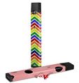 Skin Decal Wrap 2 Pack for Juul Vapes Zig Zag Rainbow JUUL NOT INCLUDED