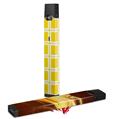 Skin Decal Wrap 2 Pack for Juul Vapes Squared Yellow JUUL NOT INCLUDED