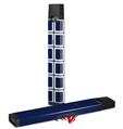 Skin Decal Wrap 2 Pack for Juul Vapes Squared Navy Blue JUUL NOT INCLUDED