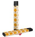 Skin Decal Wrap 2 Pack for Juul Vapes Boxed Orange JUUL NOT INCLUDED