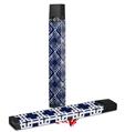 Skin Decal Wrap 2 Pack for Juul Vapes Wavey Navy Blue JUUL NOT INCLUDED