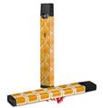 Skin Decal Wrap 2 Pack for Juul Vapes Wavey Orange JUUL NOT INCLUDED