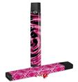 Skin Decal Wrap 2 Pack for Juul Vapes Alecias Swirl 02 Hot Pink JUUL NOT INCLUDED
