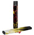 Skin Decal Wrap 2 Pack for Juul Vapes Twisted Garden Red and Yellow JUUL NOT INCLUDED