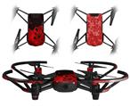 Skin Decal Wrap 2 Pack for DJI Ryze Tello Drone HEX Red DRONE NOT INCLUDED