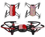 Skin Decal Wrap 2 Pack for DJI Ryze Tello Drone Ripped Colors Pink Red DRONE NOT INCLUDED
